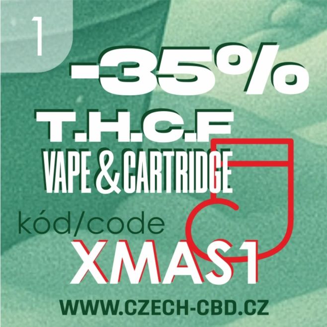 CZ /// 1.12.2025 🎄První okénko našeho adventního kalendáře ti přináší slevu na všechny T. H. C. F vapy a cartridge.Stačí...
